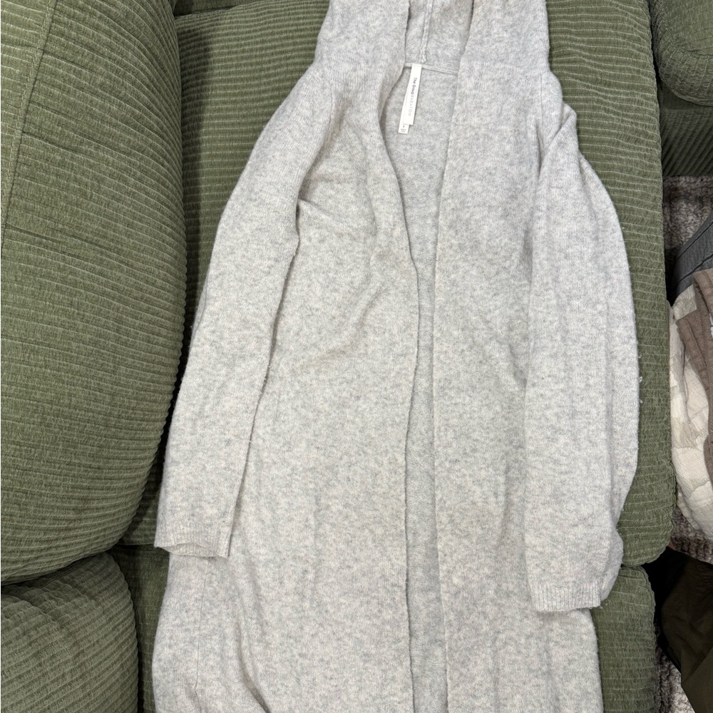 Babaton Light Gray Hooded Sweater